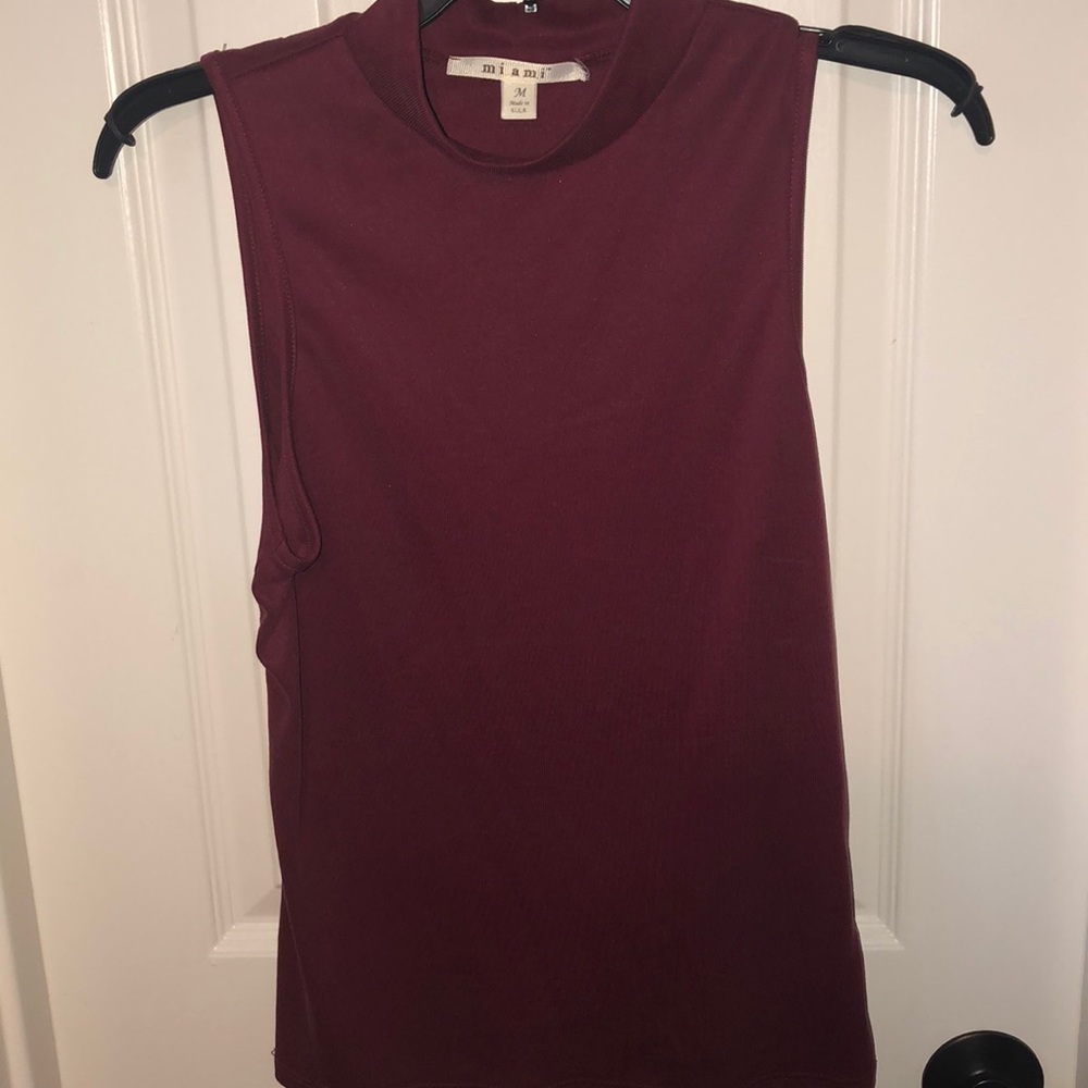 Body fitting tank top